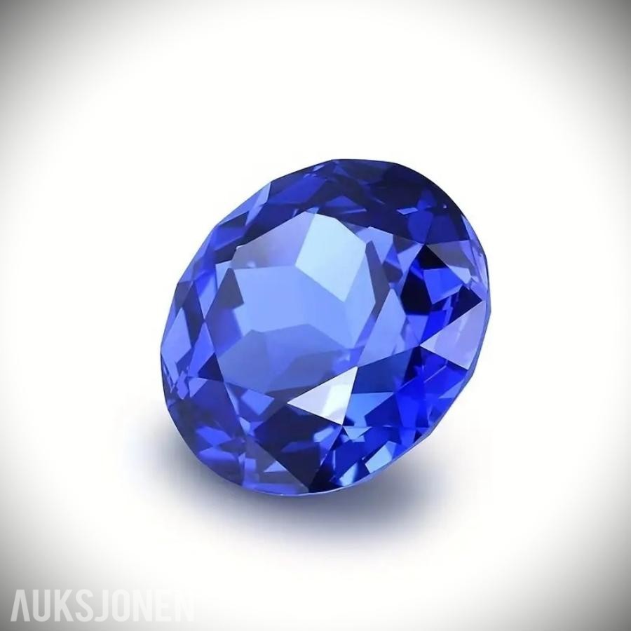 Royal Blue Safir  *4.90 CT* Edelsten med Sertifikat